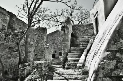 Low angle view of old building