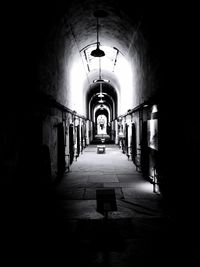 Illuminated tunnel