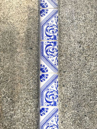 Close-up of painting on wall