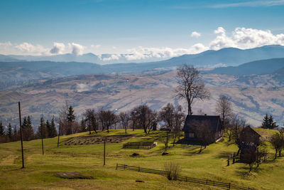 Scenic view of landscape against sky