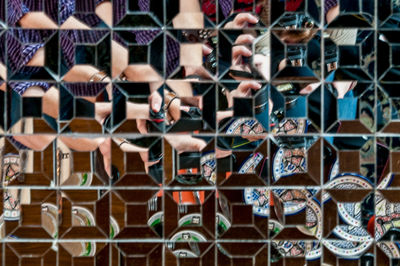 Full frame shot of chainlink fence