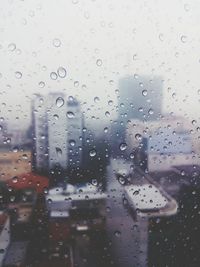 Rain drops on glass