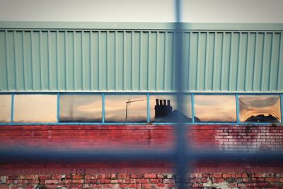 Blurred motion of wall by window