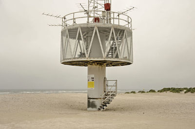 Observation tower on coastal defense project