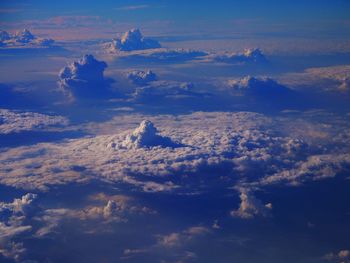 Low angle view of clouds in sky