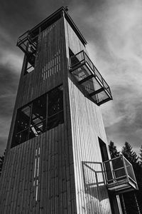 Low angle view of building against sky