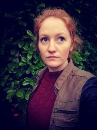 Portrait of young woman