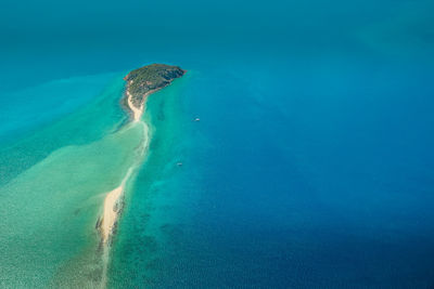 Aerial view of sea