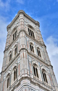 Low angle view of historical building against sky