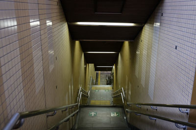 Empty subway station