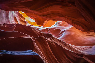 Full frame shot of red rock formation