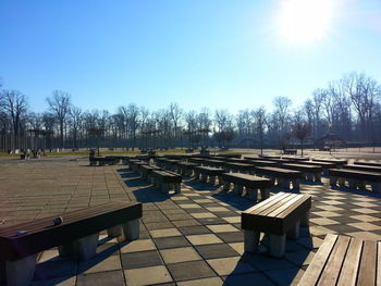 Built structure against blue sky