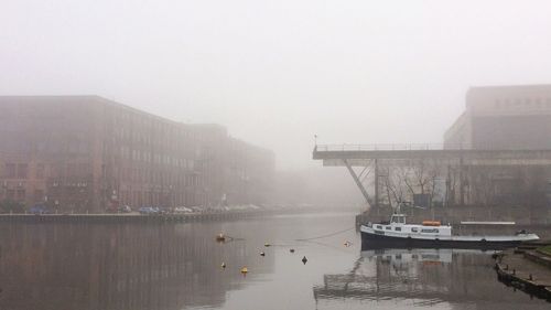 Boats in river