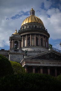 Low angle view of cathedral against sky