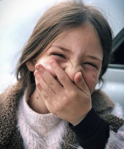 Portrait of young woman
