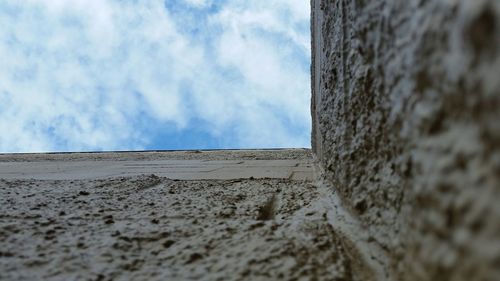 Low angle view of built structure against the sky