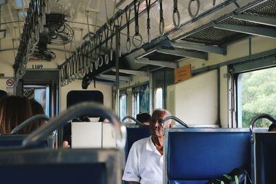 People sitting in bus