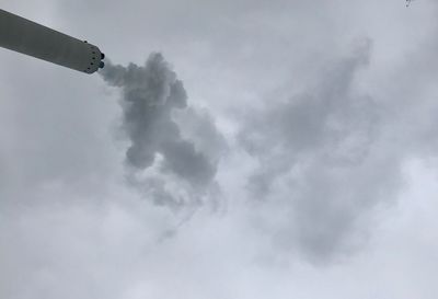 Low angle view of clouds in sky