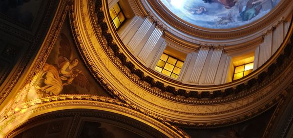 Low angle view of historic building