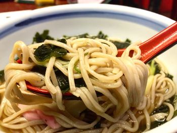 Close-up of served food