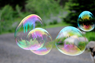 Close-up of bubbles