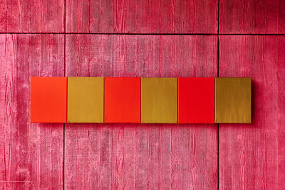 Full frame shot of multi colored wall