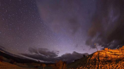 Night sky with stars - night time