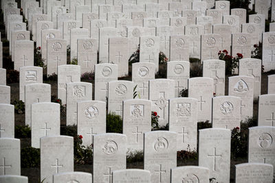 Full frame shot of cemetery