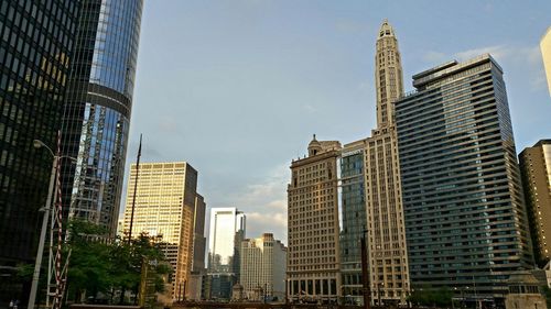 Low angle view of modern building