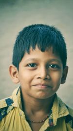 Portrait of cute smiling boy