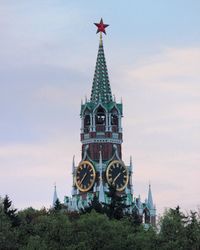 Low angle view of building against sky