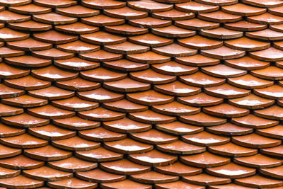 Full frame shot of roof