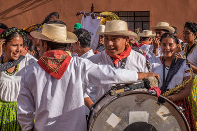 Group of people in traditional clothing