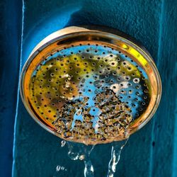 Close-up of circular object