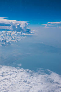 Scenic view of clouds in sky