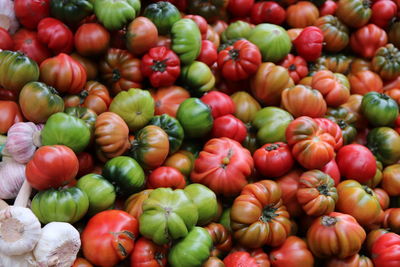 Full frame shot of vegetables for sale