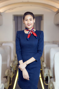 Portrait of a smiling young woman