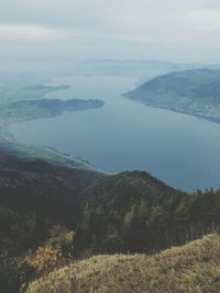 Aerial view of landscape