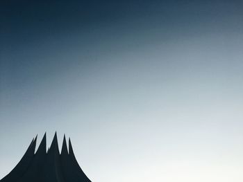 Low angle view of clear sky