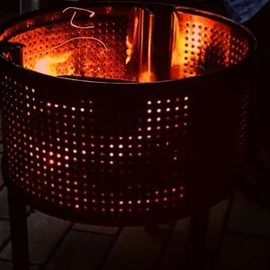 Close-up of illuminated candle