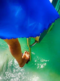 Cropped image of swimming pool