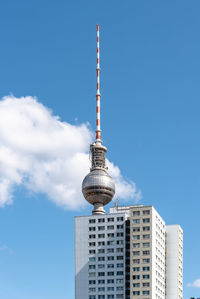 Low angle view of building against sky