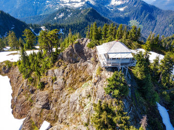 Drone photo of park butte lookout