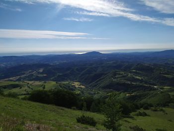 Scenic view of landscape against sky