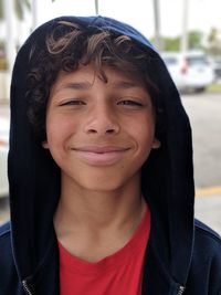 Portrait of smiling boy