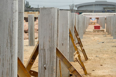 Man working at construction site at home