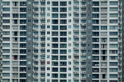 Low angle view of buildings in city