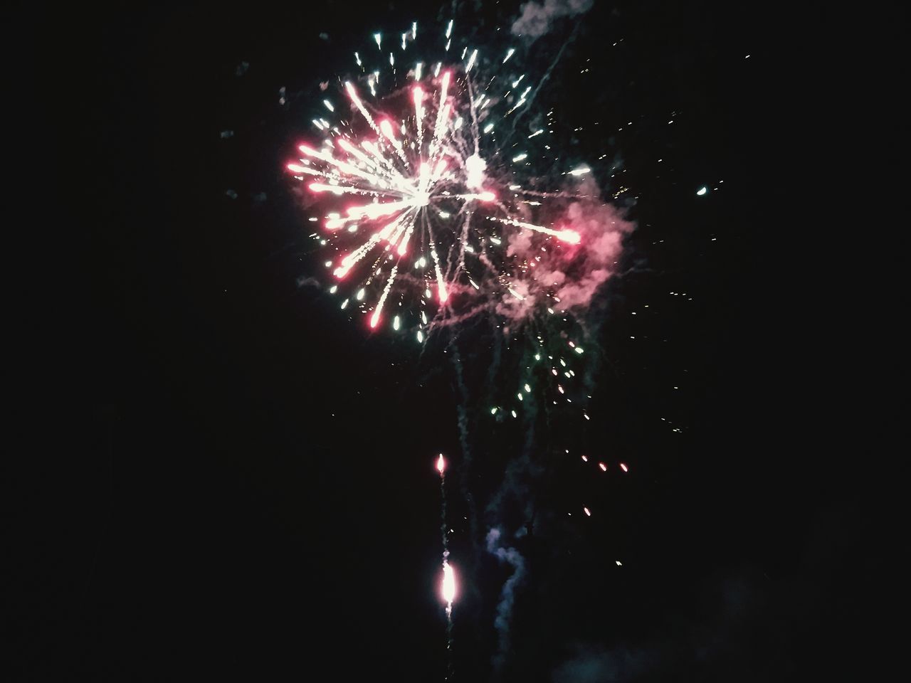 FIREWORKS DISPLAY AT NIGHT