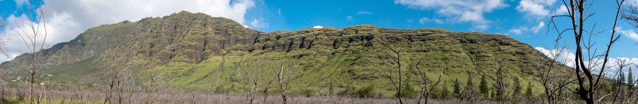 Panoramic view of landscape against sky