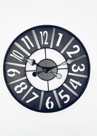 Close-up of clock on wall